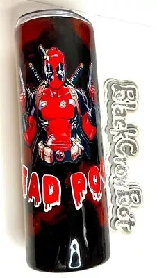 1 CUSTOM 20oz SUMMER TRAVEL MUG TUMBLER DEADPOOL X-MEN LID & STRAW GIFT IDEA • $47.99