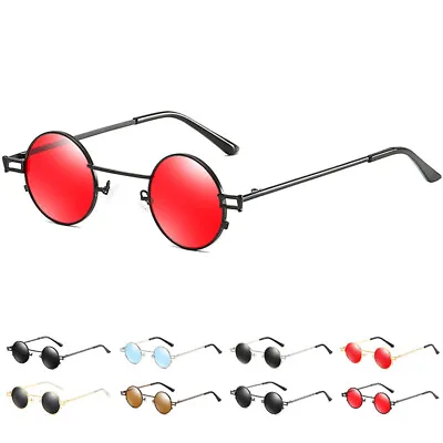 John Lennon Glasses Small Round Retro Vintage Style Sunglasses UV400 Protection • $11.69