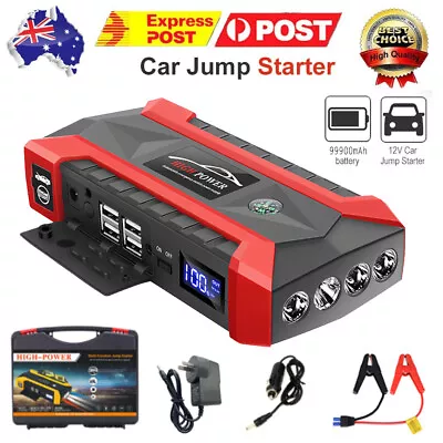 Car Jump Starter Jumper Pack Start Battery Charger Power Bank Booster 99900mAh • $79.99
