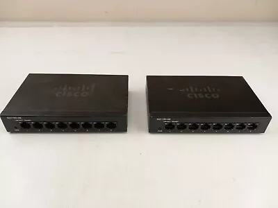 Lot Of *2* Cisco 8 Port Gigabit Desktop Switches Model SG110D-08 • $145