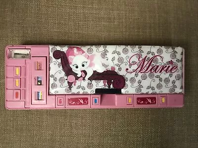 Disney Aristocats Marie Pull Out Compartment Pencil Case Box RARE • $49.95