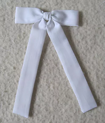 Colonel Tie Western Bow Tie Square Dance White Clip-on NEW Cowboy Wedding • $14.55