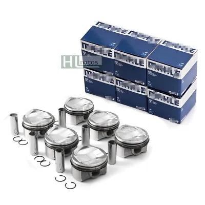 MAHLE 6x Pistons Rings Set Φ84.51mm Φ 22mm For Audi A5 VW 06E107065DM 3.0TFSI • $345