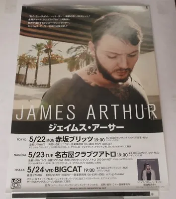 JAMES ARTHUR Japan PROMO ONLY Official TOUR POSTER 2018  • £66.46