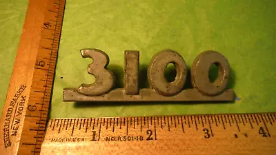 AV91 Chevrolet 3100 Hood Side Emblem Vintage 1946-53 #3692106 PICKUP TRUCK • $24.99