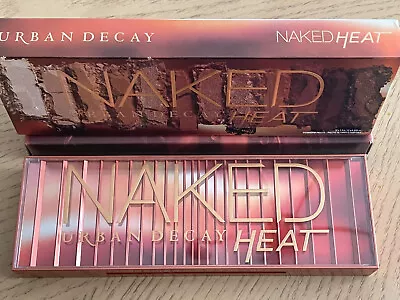 Urban Decay Naked Heat Eyeshadow Palette Full Size Double Ended Brush NEW! • $27.99