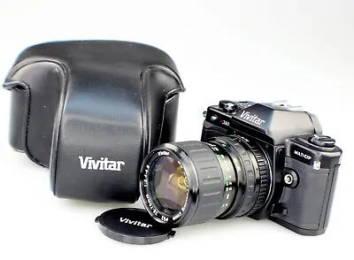 Vivitar V3800N 35mm Manual SLR Camera With 28-70mm Macro Zoom Lens Case • $235