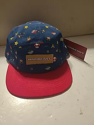 Mario Kart NINTENDO Culturefly Hat 5 Panel Adjustable Cap New With Tag • $8