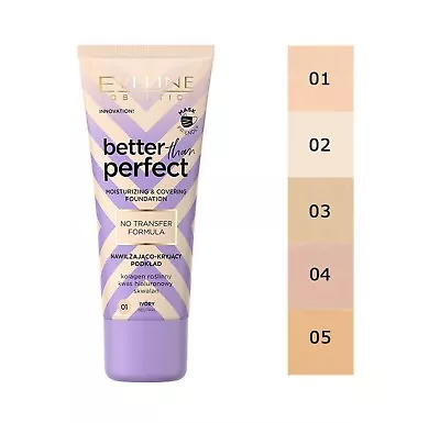 Eveline Better Than Perfect Foundation Moisturising Covering No Transfer 30ml • £7.99