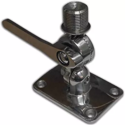 Marine VHF Antenna 316 Stainless Steel Adjustable Base Mount For Boats By Mar... • $44.37