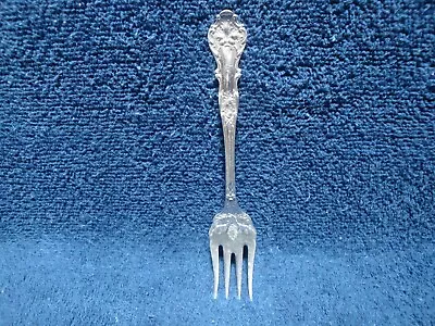 CHARTER OAK Salad Fork W/Monogram - 1847 Rogers Bros Xs Triple Silverplate (1) • $28.95