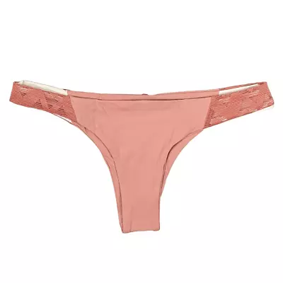 Tavik Swimwear Byrdie Bikini Swim Bottoms Rosedawn Size Medium Cheeky Warm Pink • $25