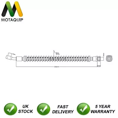 Brake Hose Front Motaquip Fits Kia Picanto 2004-2011 1.0 • $23.06