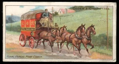 Tobacco Card Ogdens ROYAL MAIL 1909 Royal Parcel Post Coach #14 • £3.50