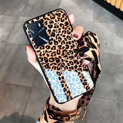 $15.34 • Buy OPPO Reno 8 Lite 5G Z A74 A54s A76 A57s Case Glossy Cover Luxury Leopard Print