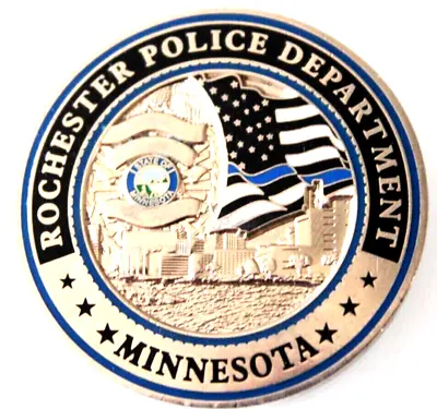 RARE Rochester Police Department Minnesota 1.74  MINT Challenge Coin LEO • $23