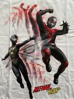 £5.99 • Buy New Official Mens Boys Marvel Ant Man And The Wasp Tshirt Top Size M*