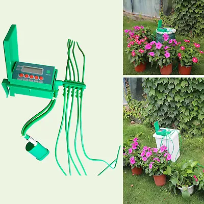 Automatic Watering Timer Irrigation Computer Indoor Drip Irrigation Green • $28.99