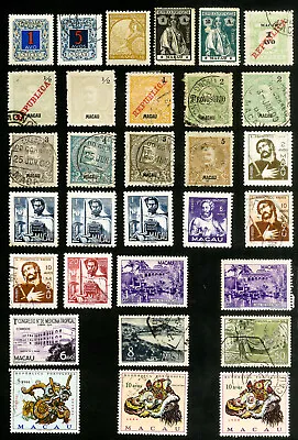 Macau Stamps Mint Lot Of 100 Stamps Unsearched Early Vintage Mostly Mint • $50