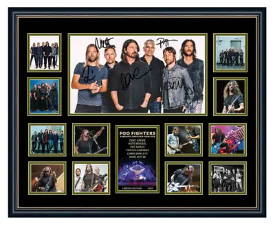 Foo Fighters 2018 Concrete And Gold Tour Signed Photo Poster L E Frame • $129.99