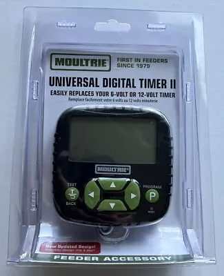 Moultrie Universal Digital Timer II Wildlife Feeder Accessory 6 Or 12 Volt ~ NEW • $24.99