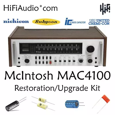 McIntosh MAC-4100 Restoration Recap Service Kit Fix Repair Capacitor • $195