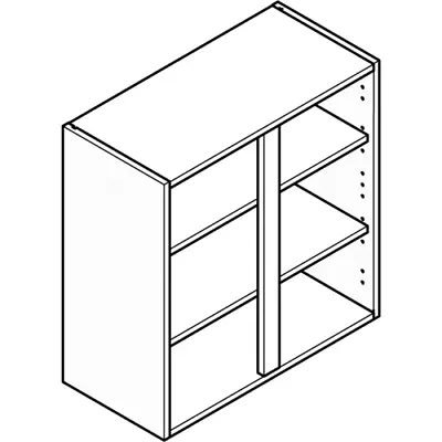 Kitchen Wall Carcass Only - Cabinets ClicBox All Various Sizes Easy Fix Assembly • £114.13