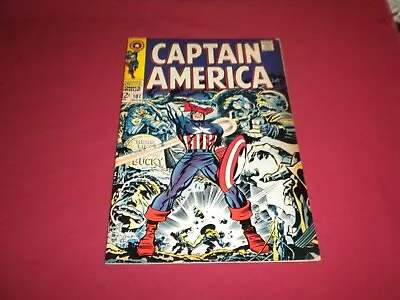 BX1 Captain America #107 Marvel 1968 Comic 5.0 Silver Age MORE SILVER IN STORE! • $25.27