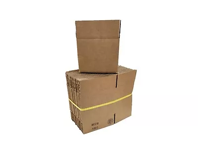 8 X 6 X 6  Corrugated Kraft Shipping Boxes Select Quantity SHIPS FAST! • $19.99