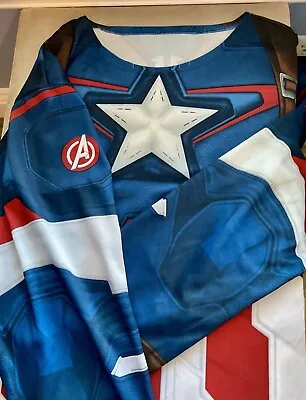 Marvel Captain America The American Men's Costume T-Shirt  SIZE 2 XL No Tags • $18