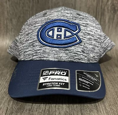 Fanatics NHL Montreal Canadians Authentic Pro Stretch Fit Hat Size Large/ XLarge • $15.99