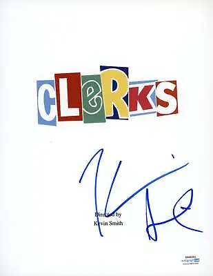Kevin Smith Signed Clerks Movie Script Cover Autographed ACOA #2 • $129.99