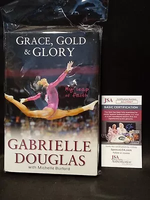 Gabrielle Gabby Douglas Signed (GRACE GOLD GLORY) Hardcover Book JSA • $72.02