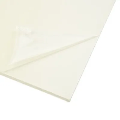 White ABS Plastic Flat Sheet Plate For DIY Craft Multiple Thicknesses Available • £6.30