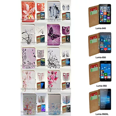 For Nokia Series Butterflies Vector Print Theme Wallet Mobile Phone Case Cover 2 • $13.98
