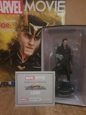£32 • Buy Eaglemoss Marvel Movie Collection #70 Loki Figurine Figure