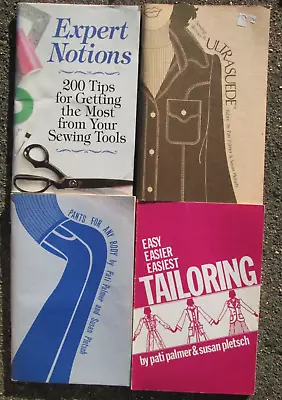 1970's Lot Of 4 Sewing Instruction PB Books 3 By Pati Palmer & Susan Pletsch EUC • $9.99