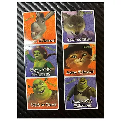 Shrek Stickers X 6 - Shrek Party Supplies Favours Loot Shrek Halloween Donkey • $2.31