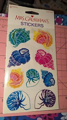 Vintage Mrs Grossmans Stickers New In Pack Seashells Shells • $6.75