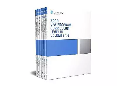 CFA Program Curriculum 2020 Level III Volumes 1 • £194.39