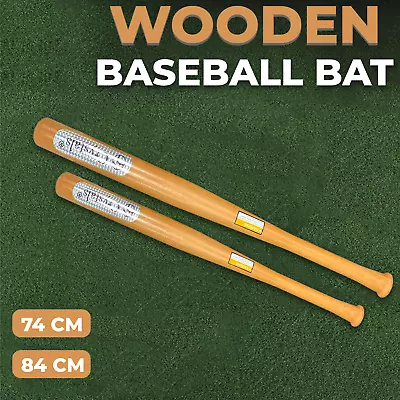 £912.99 • Buy Top Quality Heavy Duty Wooden Baseball Rounders Lightweight Softball Bat 29 /33 