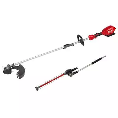 Milwaukee QUIK-LOK String Trimmer 18V Li-Ion Cordless + Hedge Trimmer Attachment • $428.74