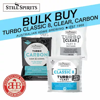 Still Spirits TURBO CLASSIC 8 Yeast Carbon And Clear 15 Pack  • $248.90