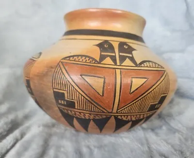 $450 • Buy Hopi Pottery Signed By Elva Nampeyo Corn Clan Vintage Beautifully Blushed 