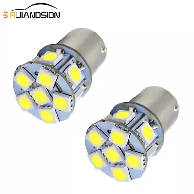 2X 24V 1156 BA15S Car Truck SMD White LED Indicator Turn Signal Light Bulb Lamp • $5.79