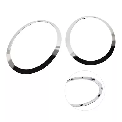 2x Chrome Headlight Ring Bezel Cover Trim Fits Mini Cooper F55 F56 F57 14-21 • $32.99