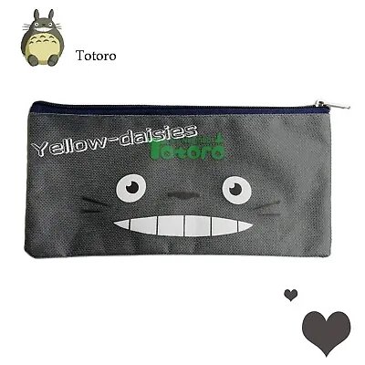 £3.50 • Buy 1 Totoro Studio Ghibli Pencil Case Grey New UK