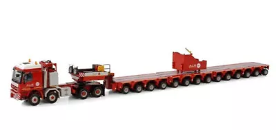 1:50 For MAMMOET FOR ALE For MB ACTROS 8X8 WITH BALLASTBOX+14 AXLE SCHEUERLE SET • £642.36