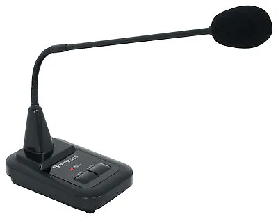 Rockville CH-MIC70 Push To Talk Commercial Gooseneck Paging Microphone W/Chimes • $49.95