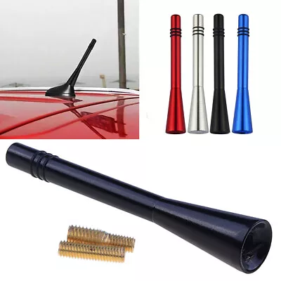 $7.69 • Buy Car Accessories Short Stubby Antenna Aerial AM/FM Radio Mast + 2 Styles Screw
